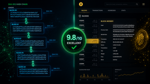 Bitsler Audit: SHA-512 Hash Chain + Bitcoin Block #608891 — 9.8/10 EXCELLENT